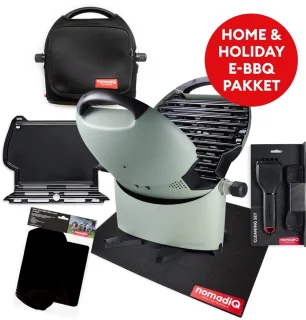 NomadiQ HOME & HOLIDAY E-BBQ pakket