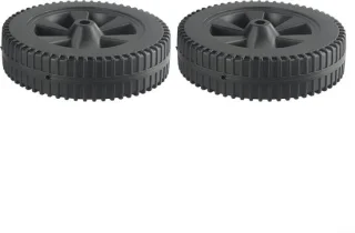 Omgoods 2 stuks 7 inch grillwielen vervangonderdelen
