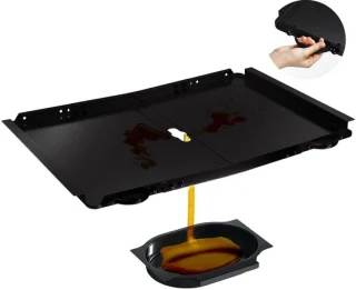 Omgoods universele vetopvangbak voor gasbarbecue