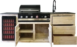 Outside Meubelen Boretti Ibrido Top BBQ Buitenkeuken Palu