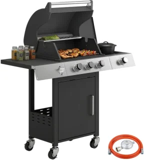 Outsunny Gasbarbecue — compleet pakket voor zorgeloos grillen