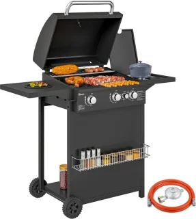 Outsunny Gasgrill Zwart