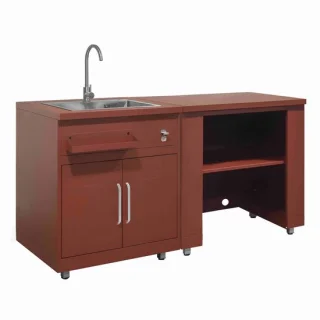 Oviala Memphis 2-delige buitenkeuken — duurzame basis voor je buitenkeuken