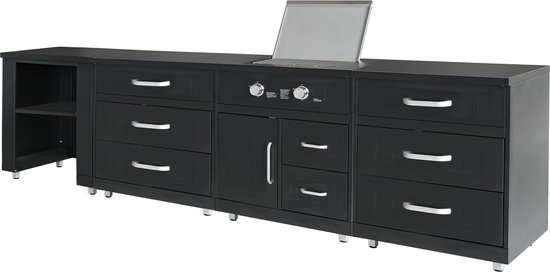 Oviala Memphis buitengrill 4-element zwart gasfornuis review