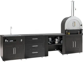 Oviala Memphis buitenkeuken 4 elementen pizzaoven