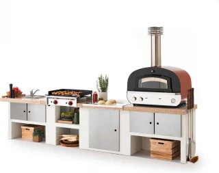 Palazetti Mario Hybride Gas-Houtoven Professioneel