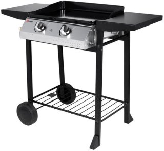 PAMPLUNA 2-pits gasfornuis — krachtig buitenkoken op wielen