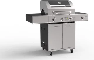 Paralux Gasbarbecue 3 Branders RVS