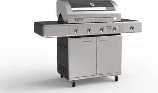 Paralux Gasbarbecue 4 branders RVS