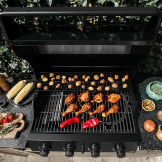 Patton Opus Inbouw Gasbarbecue 4 Branders