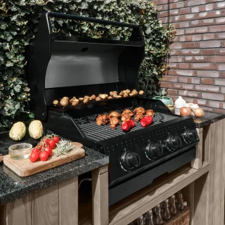 Patton Opus Inbouw Gasbarbecue 4 Branders