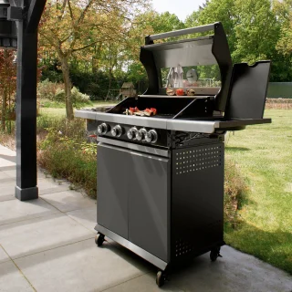 Patton Patio Pro Chef 4+1 Gasbarbecue Frozen Grey