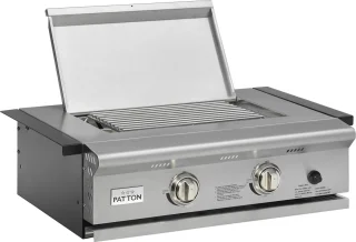 Patton Patron Inbouw Gasbarbecue 2-Brander