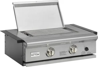 Patton Patron Inbouw Gasbarbecue 2-Brander