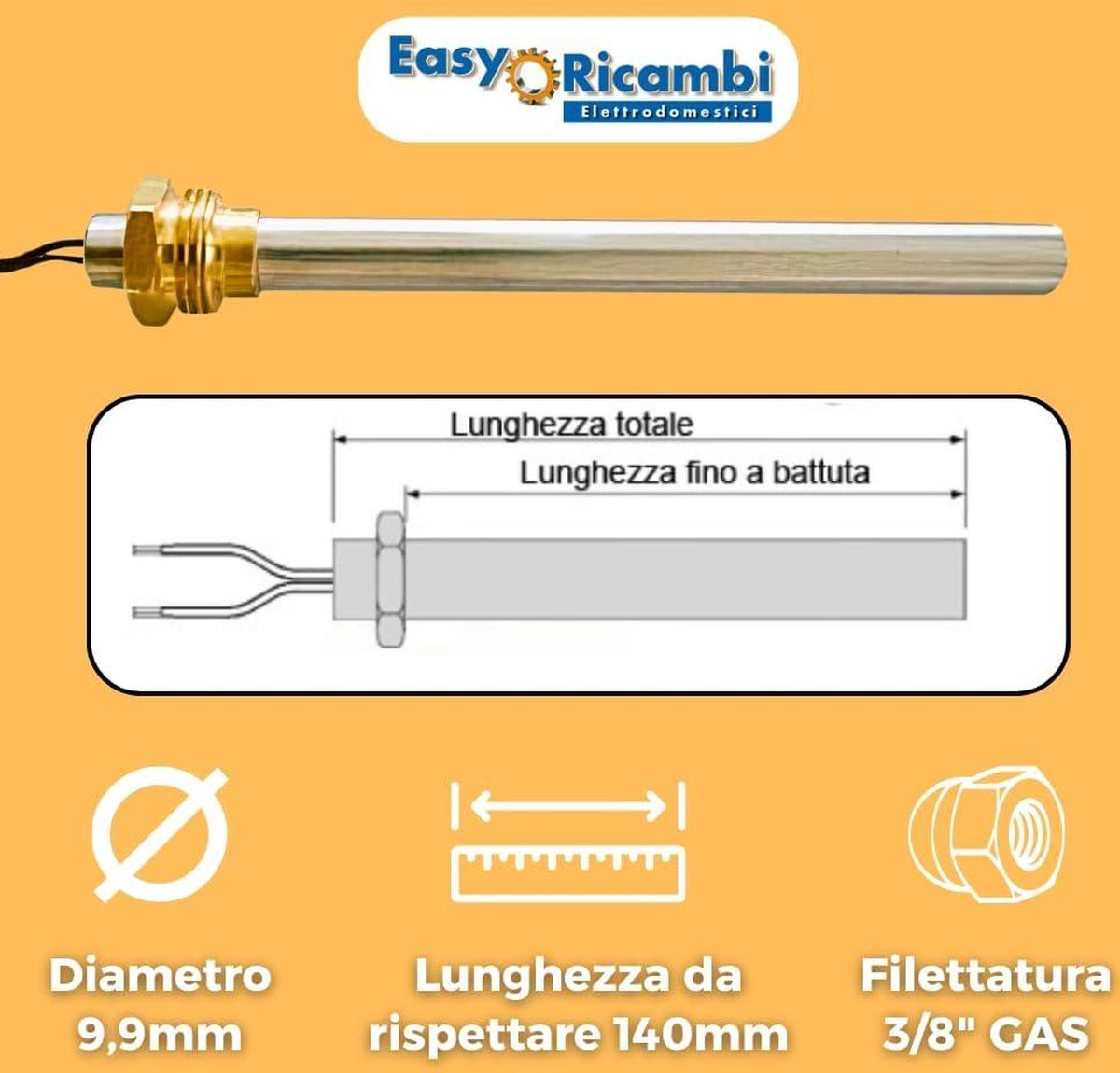 Wat vinden we goed aan de Piazzetta Hongaro Bougie 300W 150mm