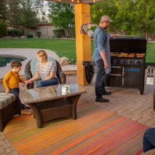 Pit Boss Ultimate Plancha 4 Branders Gas BBQ met Onderstel