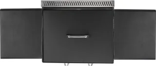 Princess 105055 FR Gasbakplaat met Trolley RVS/Zwart