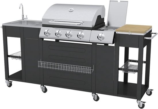 Professionele Buitenkeuken 4 Branders Gasbarbecue review