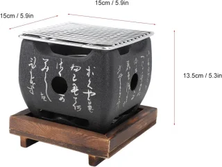 Ronte Mini Houtskool Tafelgrill