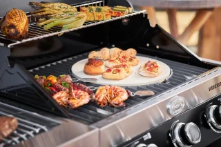 Rösle Videro G4-S Vario Gasbarbecue 30 mbar Zwart Roestvrijstaal