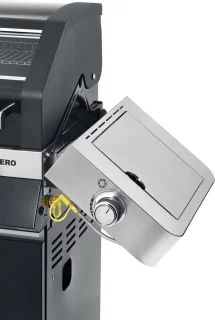 Rösle Videro G4-S Vario Gasbarbecue 30 mbar Zwart Roestvrijstaal