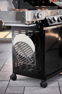 Rösle Videro G4-S Vario Gasbarbecue 30 mbar Zwart Roestvrijstaal