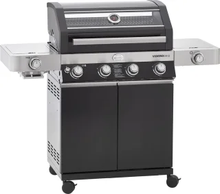 Rösle Videro G4-S Vario Gasbarbecue 30 mbar Zwart Roestvrijstaal