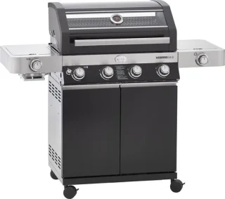 Rösle Videro G4-S Vario Gasbarbecue 30 mbar Zwart Roestvrijstaal