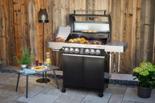 Rösle Videro G6-S Vario Gasbarbecue 30 mbar Zwart