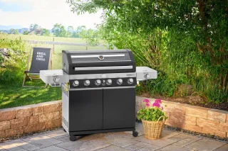 Rösle Videro G6-S Vario Gasbarbecue 30 mbar Zwart