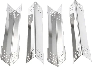 RVS branderafdekking - 4 stuks - merkloos
