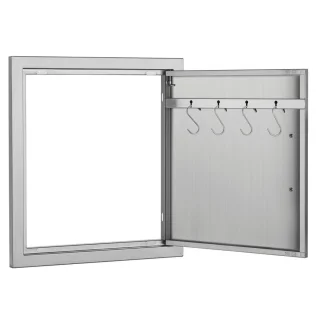 RVS Buitenkeuken Inbouwdeur Enkele 45,7x50,8 cm
