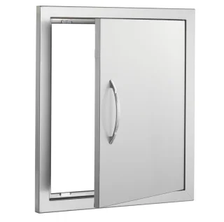 RVS Buitenkeuken Inbouwdeur Enkele 45,7x50,8 cm