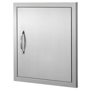 RVS Buitenkeuken Inbouwdeur Enkele 45,7x50,8 cm
