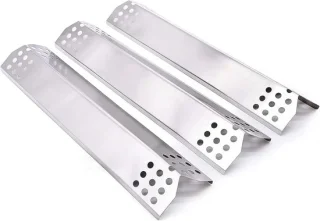 RVS hitteplaten voor barbecue – 3 stuks