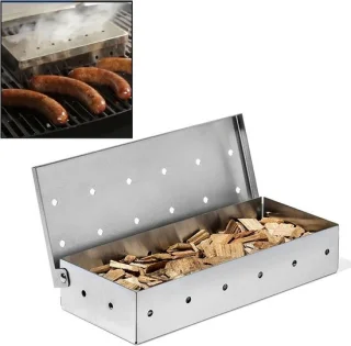 Rvs smoker box 22 cm