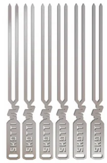 Skotti Pikes RVS Barbecue Spiesen set