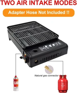 SMH LINE Party Grill Safari Chef inclusief 10 gasflessen