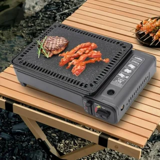 SMH LINE Party Grill Safari Chef inclusief 10 gasflessen