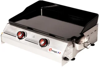 SO PREMIUM gas bakplaat 2 branders 7kW