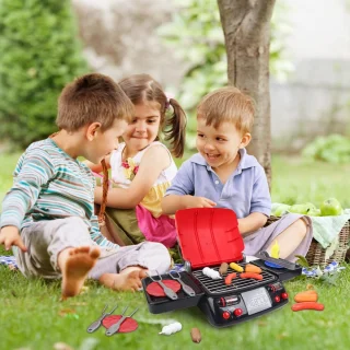 Speelgoedbarbecue voor kinderen