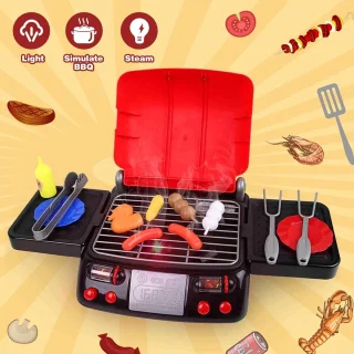 Speelgoedbarbecue voor kinderen