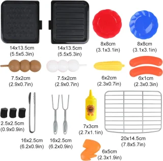 Speelgoedbarbecue voor kinderen