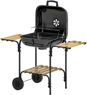 Wat vinden we goed aan de Stalen Houtskool Grillwagen