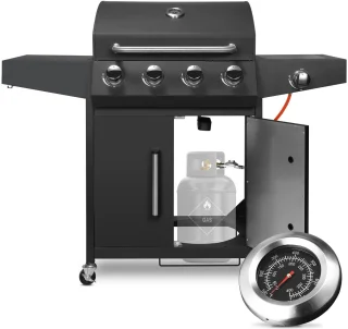 Stemily Gas BBQ 4 Branders 1 Zijbrander