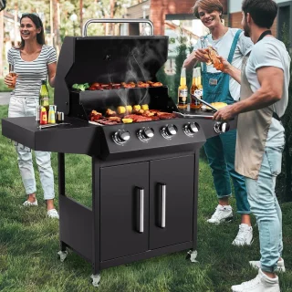 Stemily Gas BBQ 4 Branders 1 Zijbrander