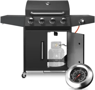 Stemily Gas BBQ 4 Branders 1 Zijbrander