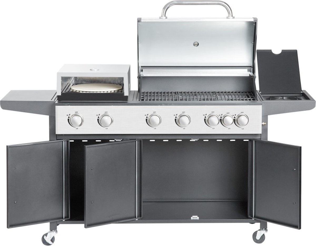 Wat vinden we goed aan de SUMM Salvatore Zwart Stalen Barbecue Pizza Oven Grill