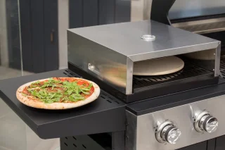 SUMM Salvatore Zwart Stalen Barbecue Pizza Oven Grill