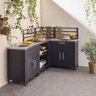 sweeek Buitenkeuken 4-delige unit